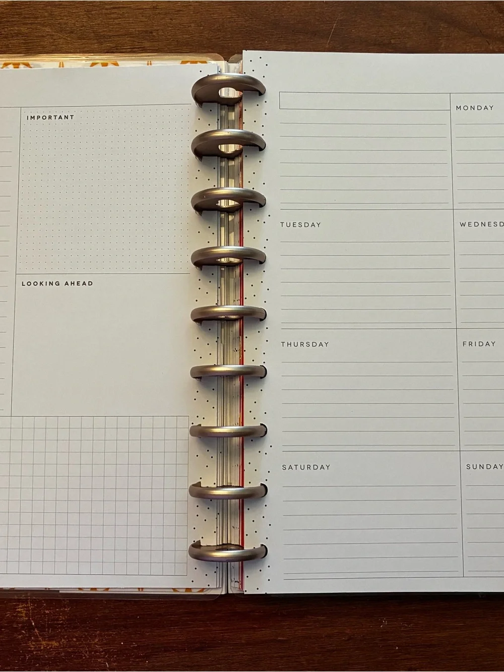 The Happy Planner Undated Classic Dashboard Cat Coq Planner